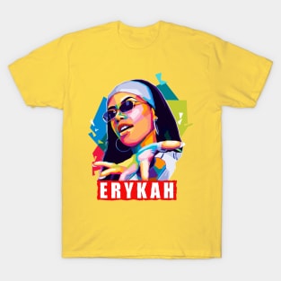 Erykah Colorful Art T-Shirt